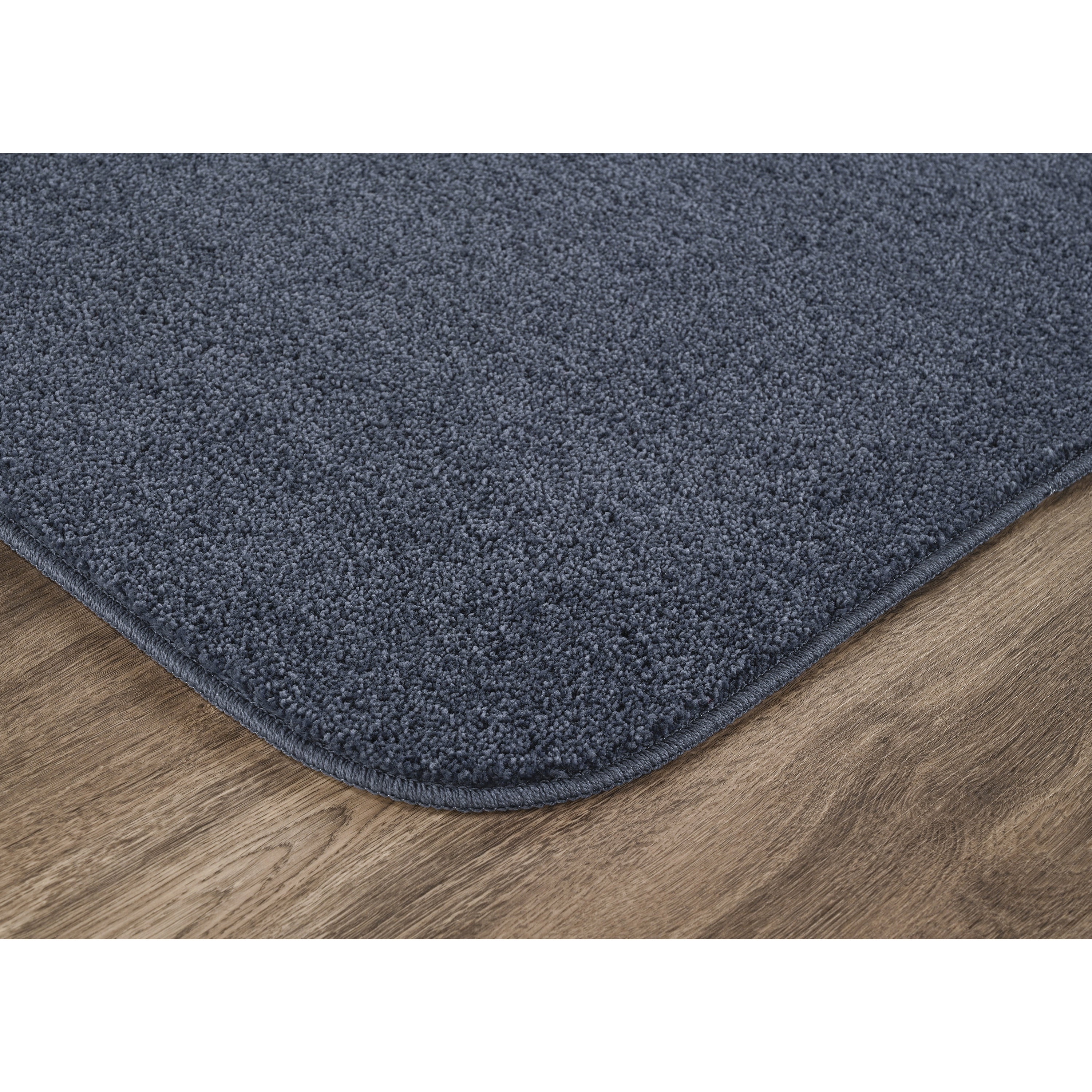 Garland Rug Sedona Washable Polypropylene Slate Blue Bath Rug, 24" x 40"
