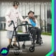 thumbnail image 4 of MEDICAL STORE Andadera Con Rueda De 6 Pulgada Rollator Andador De Acero Equipo De Rehabilitación Para Adultos Mayores, 4 of 10