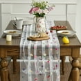 thumbnail image 2 of Sm:)e Embroidered Daisy Gauze Table Runner 120 Inches (10 Feet), Seasonal Sheer Decor for Kitchen & Dining Spaces, Ideal for Holidays, Weddings, Birthdays & Home Parties, 2 of 6