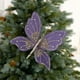 thumbnail image 1 of Mariposas de tela para decoración navideña, simulación de mariposas, diseño de escena de árbol de Navidad, mariposas con clip de lentejuelas, decoraciones de Halloween, decoración de otoño, decoración, 1 of 6