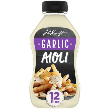 Pack of 2 Kraft Garlic Aioli, 12 oz (Package May Vary)