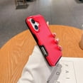 thumbnail image 6 of Strong Magnetic Case for iPhone 16 [Compatibilty with MagSafe] Protective Shockproof Heavy Duty Anti-Fall Dropproof Protective Durable Cover Phone Case for iPhone 16,Red, 6 of 9