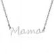 thumbnail image 1 of Nvzi Regalos para el día de la madre para mamá Collares para mamá Regalo de cumpleaños para mamá Collar con letras de acero inoxidable (plateado), 1 of 5