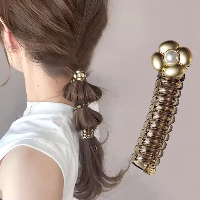 Pisexur Belleza Maquillaje Coleteros, accesorio para tejer el cabello, pinza para peinar, ideal para coletas de mujer y trenzas.para mujeres y hombres