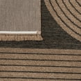 thumbnail image 4 of Modern Area  Rug Boho Design in Natural Brown Black, 4 of 6