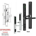 thumbnail image 1 of Slim Smart Fingerprint Door Lock With Handles Keyless Entry Door Lock Bluetooth Keypad Card Keyless For 35-120mm Door ,Corrosion-Resistant, 1 of 5