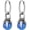 Blue, variant on Dragon Claw Dangle Drop Earring for Women Men Stainless Steel Lightweight Hypoallergenic Crystal Ball Hinged Hoop Earring Party Wedding Jewelry Gift