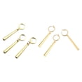 thumbnail image 3 of Qarigey 3x Pendientes Dorados Cómodos De Roronoa Zoro Diseñados Para Los Amantes Del Anime Llamativos Y De Moda Ropa, zapatos y accesorios Miscelánea pendiente de oro, 3 of 6