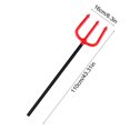 thumbnail image 3 of HHBEAUTY Devil Pitchfork Prop, Red Pitchfork Black Rods Devil Pitchfork Halloween Accessories with Adjustable Handle, Wizard Staff Cane Halloween Prop, 3 of 6
