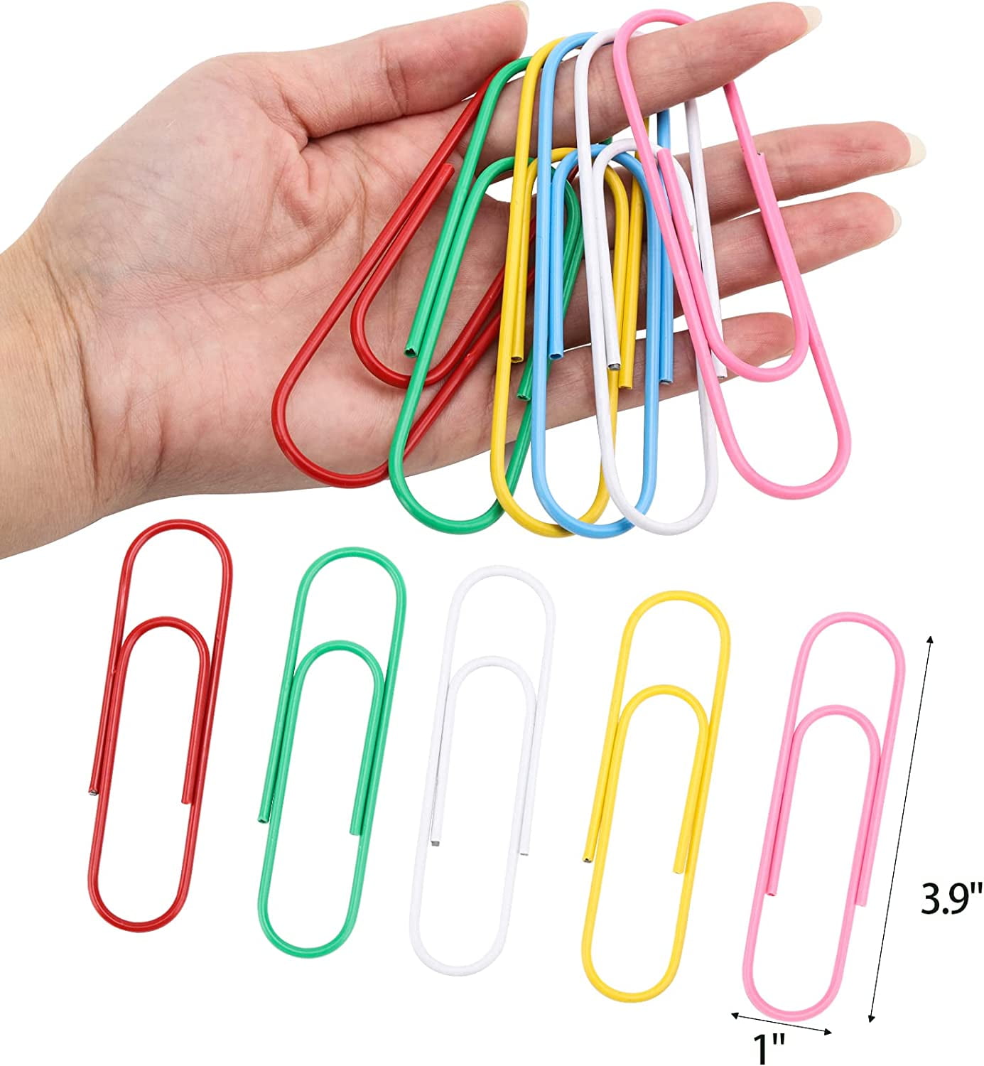 30pc, Jumbo Paper Clips Color Paper Clips Large Paper Clips School