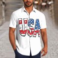 thumbnail image 2 of Mens Casual Botón Arriba Camisas de Manga Corta, Vintage Bowling Cuba Playa Verano, Retro Botón Arriba Camisa, 2 of 9