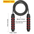 thumbnail image 3 of MRX BOXING & FITNESS Speed Jump Rope for Men, Women & Kids Tangle-Free Adjustable Steel Cable with Smooth Ball Bearings, and Comfortable Foam Handles for Full-Body, 3 of 15