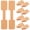 Khaki, variant on Miangastore 300pcs Adhesive Label Stickers Jewelry Price Blank Label Shape Ring Price Tag Necklace Bracelat Price Labels Price Display Labels Tags for Store Mall Office Use