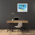 thumbnail image 3 of Vargas, Carlos 14x12 White Modern Wood Framed Museum Art Print Titled - 5 Points Car wash, 3 of 4