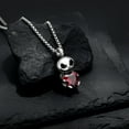 thumbnail image 6 of Personalize Stainless Steel Little Devil Urn Pendant Crystal Heart Necklace for Cremation Ashes Holder Necklace for Ashes of Loved One Memorial Jewelry, 6 of 10