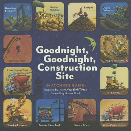 Goodnight, Goodnight, Construction Site Matching Game : (Matching Games for 2-4 Year Olds, Matching Games for Kids, Memory Matching (Best Hacking Sites For Games)