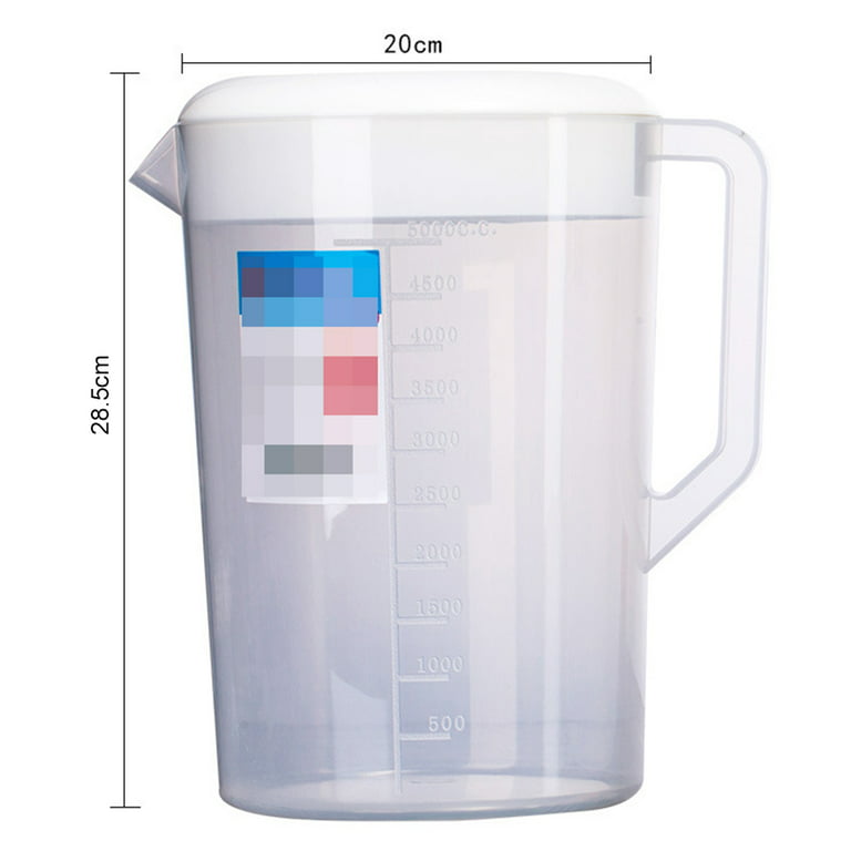 2L Large Pour Water Bottle Jug Cold Juice Beer Milk Pot Measuring Cup Water  Pitcher Jar Juice Cold Hot Liquid Storage Container - AliExpress