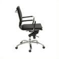 thumbnail image 3 of Eurostyle Gunar Pro Low Back Office Chair in Black/Chrome, 3 of 4
