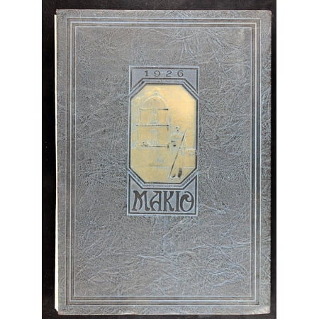 (Custom Reprint) Yearbook: 1926 Redlands High School - Makio Yearbook (Redlands, CA)