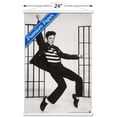 thumbnail image 3 of Elvis Presley - Jailhouse Rock Pose Wall Poster with Magnetic Frame, 22.375" x 34", 3 of 5