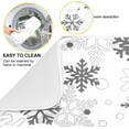 thumbnail image 2 of FREEAMG New Year Christmas Snowflakes Dish Drying Mat for Kitchen Counter,Super Quick Absorbent Composite Sponge Dish Drying Pad,Heat Resistant Non-Slip Rack Tableware Mat, 16x18 Inch, 2 of 7
