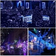 thumbnail image 5 of LED Christmas Lights Indoor Outdoor, 33 Feet 100 LED 8 Modes Waterproof Fairy String Lights, Christmas Twinkle Lights for Garden, Yard, Party, Holiday, Xmas Tree Decorations (Blue, 20M-(200LED)), 5 of 13