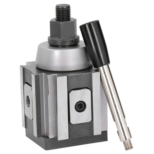 Quick Changing Tool Holder, High Accuracy 6-12in CNC Standard Parts, High Compressive Strength Lathe Tool Post, Milling Machine For CNC Lathe