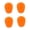 Orange, variant on Suodoka 60pcs Artificial Floating Fishing Corn Soft Baits Pop Up Sweetcorn Simulation Lures for Carp Trout Bream Topwater Fishing Gear Value Pack (White, 0.31" x 0.55" / 0.8 x 1.4 cm)