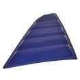 thumbnail image 7 of Ikon Motorsports Compatible with 15-23 Ford Mustang OE Style Paint J4 Impact Blue Rear Quarter Side Window Louvers Scoop Cover Vent Panel, 7 of 7