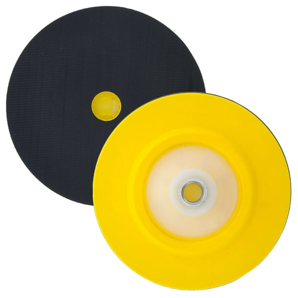DuraGold Pro Series 6" Super Flex Flexible Edge Polishing Buffing Hook and Loop Backing Pad, 5/