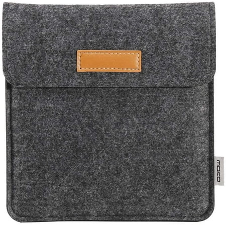 Sleeve Compatible with Kindle Oasis 2019 / 2017, Protective Felt Accessories Cover Case Pouch Bag with Dual Pockets Fits 7 Inch Kindle Oasis E-Reader, Dark Gray
