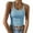 Light Blue, variant on CIENVNSTG Women's Slim Fitting Ribbed Knit Tank Top Scoop Neck Solid Color Sleeveless Basic Cami Shirts for Summer Daily Casual And Everyday Wear Light Gray S