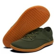 thumbnail image 2 of DXOUPM Espadrilles pour Femmes Plates à Bout Rond Chaussures Décontractées Respirantes de Course à Pied Grand Chaussures de Sport, 2 of 3