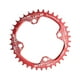 thumbnail image 2 of Eigraketly Platos anchos y estrechos redondos 36T CNC rueda de cadena de bicicleta de montaña 4 agujeros piezas de placa de anillo de Ciclismo Rojo 38T, 2 of 6