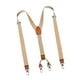 thumbnail image 5 of Tirantes ajustables para hombre, estilo casual, con 4 ganchos giratorios para camisas y eventos formales. Beige, 5 of 9
