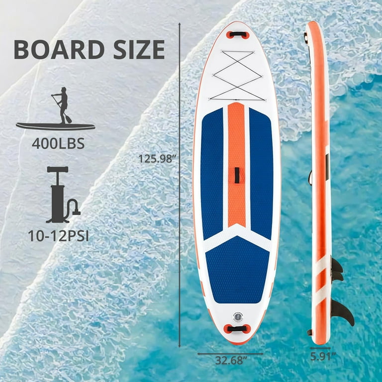 Inflatable Stand Up Paddle Board with Premium SUP Paddleboard