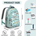 thumbnail image 5 of Cute Akita Dog Beagle Bulldog Rottweiler Dachshund Backpack for School,Cute School Bag,Schoolbag with Adjustable Shoulder Straps & Padded Back,16.9 Inch, 5 of 5