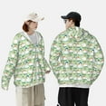 thumbnail image 4 of Gaeub Duck Men's and Women's UPF 50+ Long-Sleeved Sun Protection Clothing, Fishing Shirt Long Sleeve Zip-XX-Large, 4 of 7