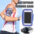 thumbnail image 4 of Brazalete deportivo resistente al agua para correr, funda para teléfono, ajustable, con llavero para correr, senderismo y ciclismo., 4 of 8