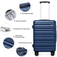 thumbnail image 4 of MIUSSE Hard Shell Luggage Sets 7 Pieces, 28/24/20 inch Suitcase Sets with Spinner Wheels & TSA Lock, Hard Case Luggage Set with Travel Backpack and Packing Cubes, 4 of 9