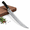 10", variant on 12.5" Cimitar Slicer - Aus-10v Steel