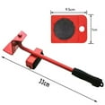 thumbnail image 6 of Moving Roller, Furniture Mover, Furniture Lift Mover Tool Set, Furniture Lifter Moving Sliders, Heavy Duty Appliance Lifters with 4 Roller Sliders for Refrigerator, Sofa, 6 of 6