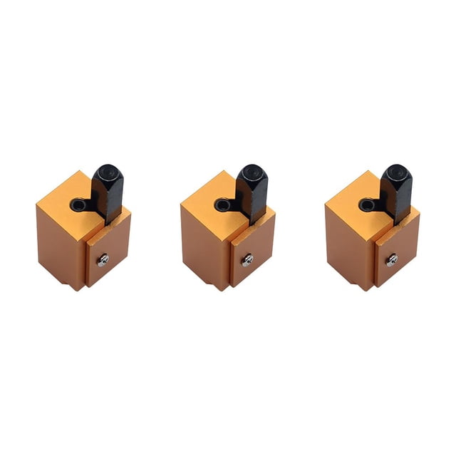 Kenally Cincel punzón de ángulo recto, herramienta de guía de bisagra de esquina de de instalación de madera, acero al carbono, suministros para Oro 3piezas Kenally CBP185300