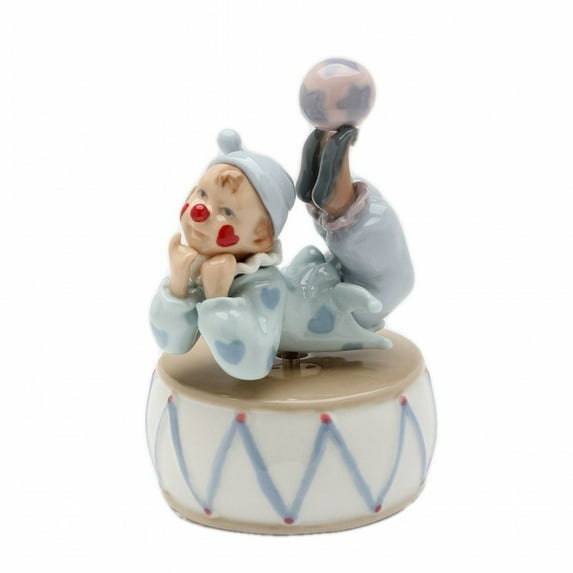 Clown On A Drum Music Box