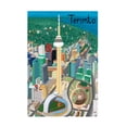 thumbnail image 1 of Carla Daly 'View from Above Toronto' Canvas Art, 1 of 1