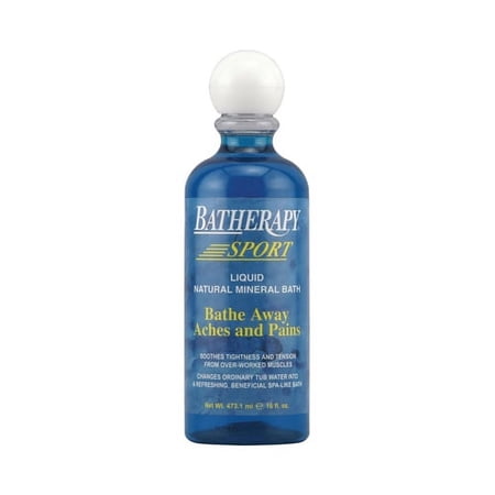 Queen Helene Batherapy Mineral Bath Liquid, Sport, 16 Oz