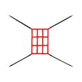 thumbnail image 1 of Portable Baseball Training Net for Batting, Pitching and Batting, 1 of 5