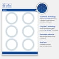 thumbnail image 4 of Avery 3" Diameter Labels, Gold Dots with Blue Border, 60 ct, Matte, Blue Border with Gold Dots, 4 of 10