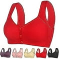 thumbnail image 1 of Daisy Bra Front Closure, Womens Daisy Bra, Front Snaps Button Bras No Underwire Push Up High Support Sports Push Up Bra, 1 of 3