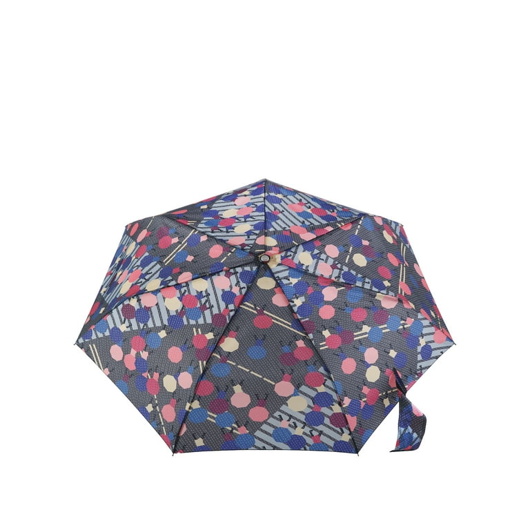 Totes One-Touch Auto Open Close Rain Umbrella with Sunguard
